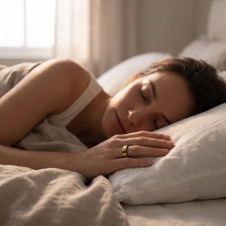 Halo wearer waking up in soft morning light